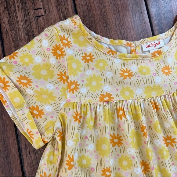 Bundle (3) Youth Girls 10 12 Floral Tops Tiered Girlie Hearts Cat Jack Cherries - Picture 5 of 13